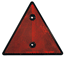 232132200B  Triangelreflex Röd Med Hål
