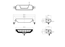 88203  Ozz Xb1 P9" Extraljusramp Led - Svart