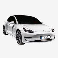 500439  Led-Rampspaket Unico Xl 20" Passande Tesla Model 3 Fr 2017-2023